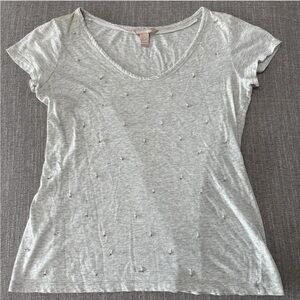 Faux Pearl Embellishment Top